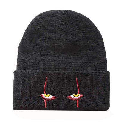 Pennywise Scary Eyes  Hat Warm Cover Hip Hop Hat Wool Hat