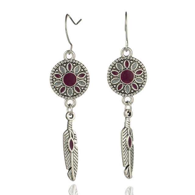 Trendy European & American Long Geometric Drop Earrings