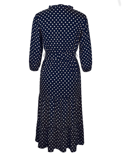 Original Design Innovative Women'S Spring/Summer 2021 Classic Wave Point Print Dress