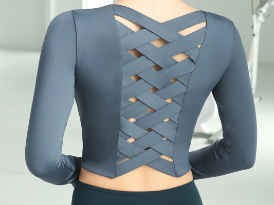 Autumn And Winter Outdoor Sports Yoga Long Sleeve Fitness Suit Women'S Tight Moisture Absorption And Breathable Yoga Jacket