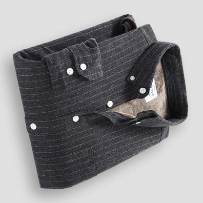 Saint Morris Striped Fleece Shirt