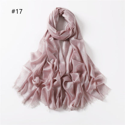 Lightweight Breathable Solid Color Scarf