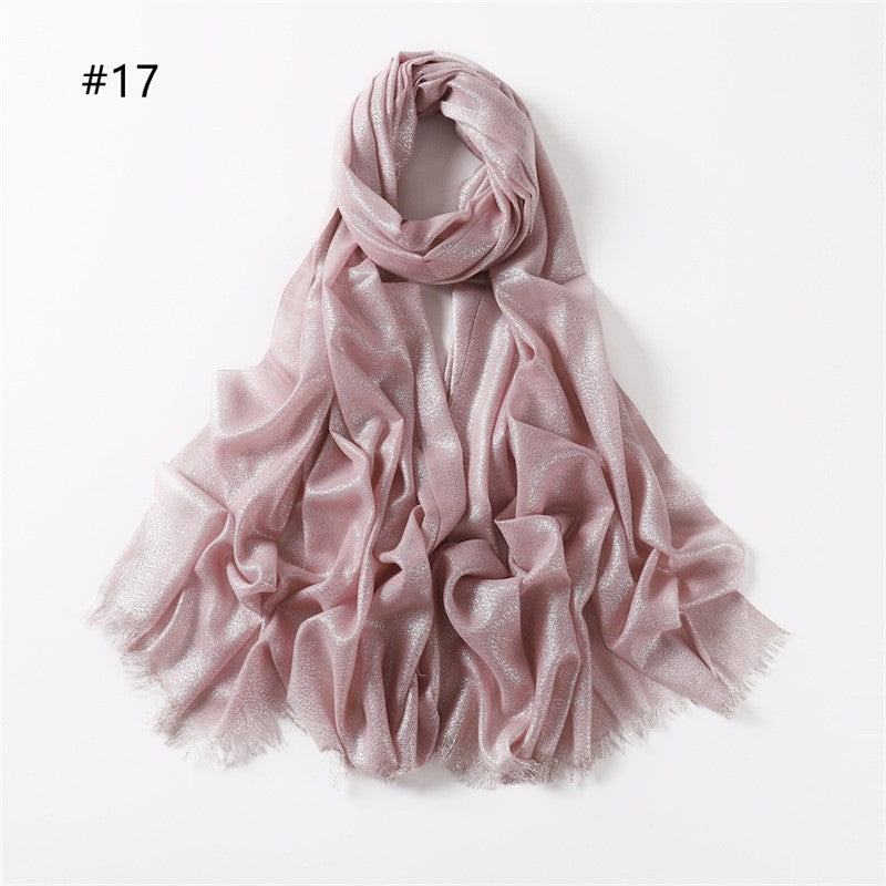 Lightweight Breathable Solid Color Scarf