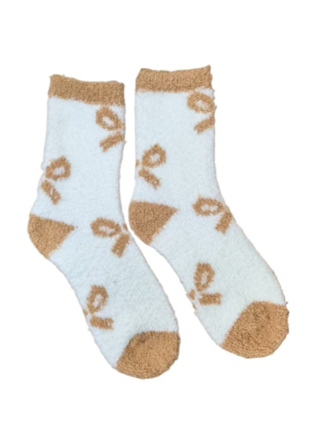 Rufia - Cute Thickened Mid-calf Socks with Bow Patterns