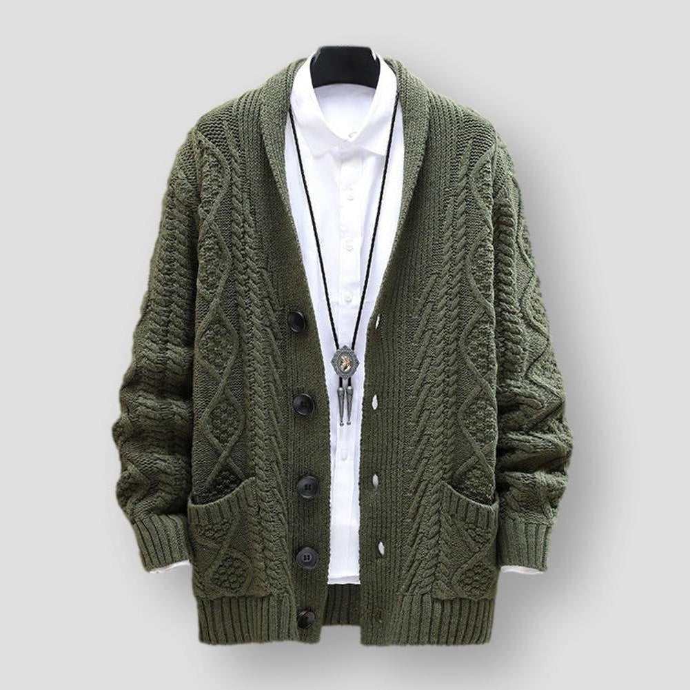 Saint Morris Laval Knitted Cardigan