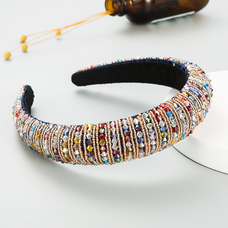 Handcrafted Beaded Headband Stylish Daily Hair Accessory