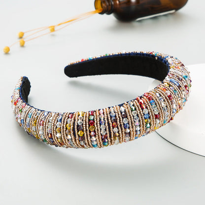 Handcrafted Beaded Headband Stylish Daily Hair Accessory