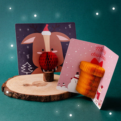 Merry Christmas Pop Up Gifts Greeting Card