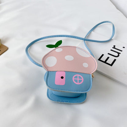 Mushroom-Shaped Mini Shoulder Bag