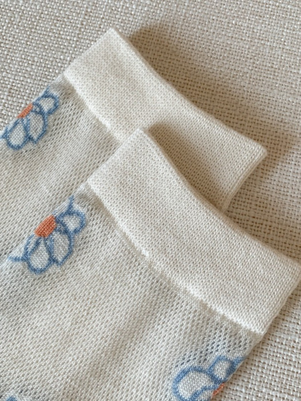 Rufia - Vintage Blue Crew Socks