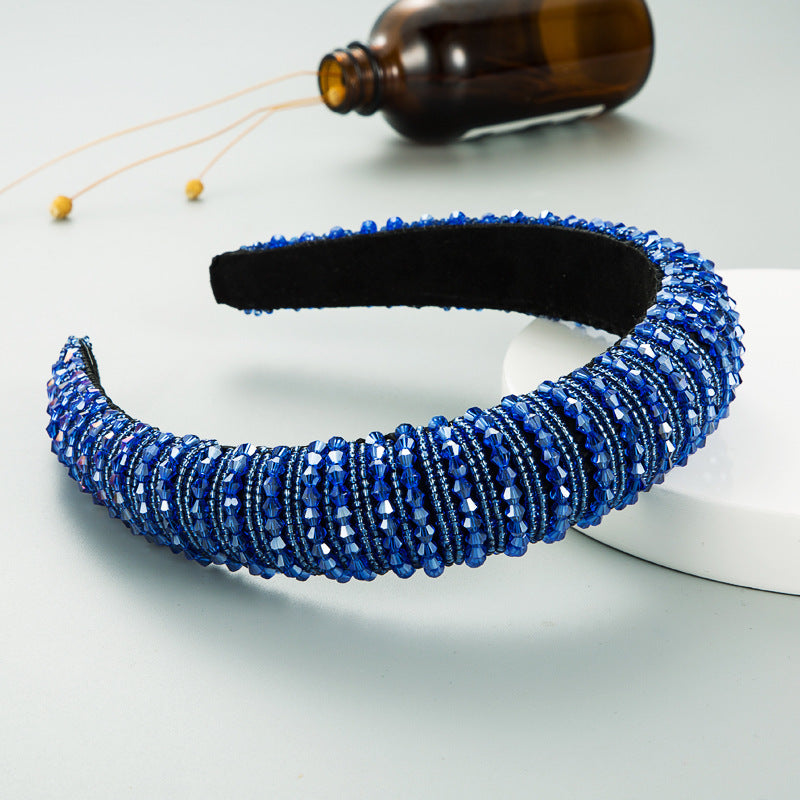 Handcrafted Beaded Headband Stylish Daily Hair Accessory