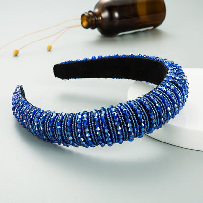 Handcrafted Beaded Headband Stylish Daily Hair Accessory