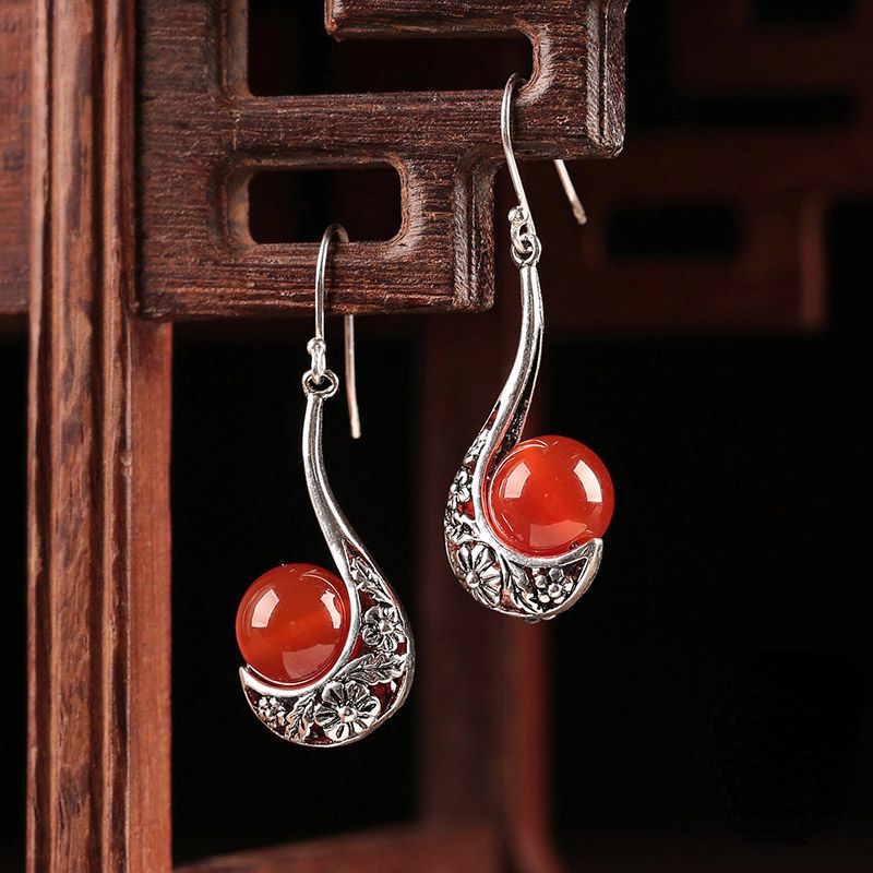 Antique Earrings Temperament Personality Versatile Pendant Simple And Generous Earrings