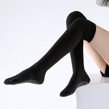 Autumn And Winter Long Tube Over-Knee Split-Toe Yoga Socks Non-Slip Five-Finger Sports Socks To Keep Warm