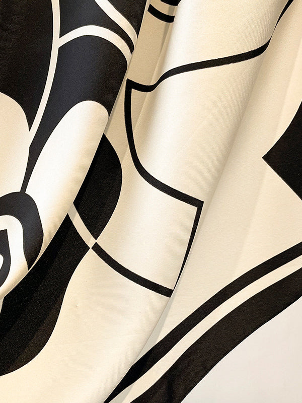 Square Printed Sun Protection Scarf