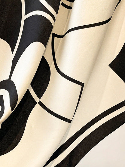Square Printed Sun Protection Scarf