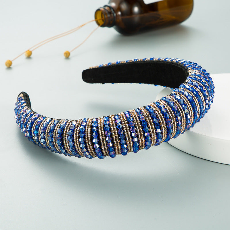 Handcrafted Beaded Headband Stylish Daily Hair Accessory