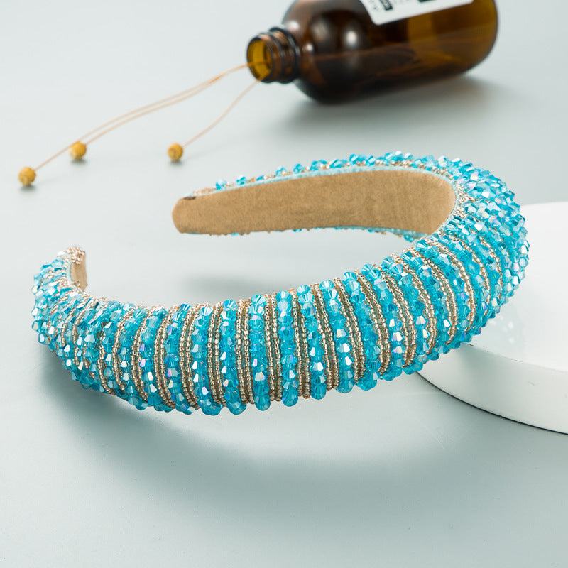 Handcrafted Beaded Headband Stylish Daily Hair Accessory