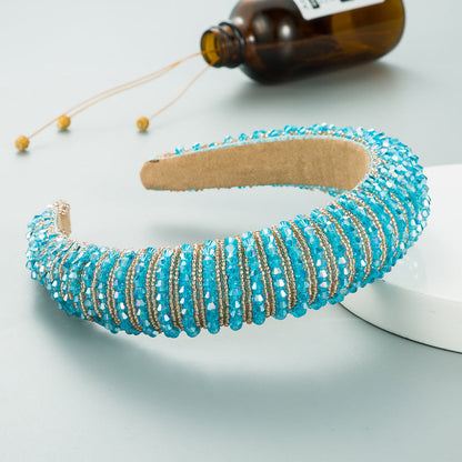 Handcrafted Beaded Headband Stylish Daily Hair Accessory