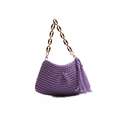 Cosbai - Classic Soft Crochet Sling Bag - Color Available