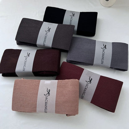 Simple Solid Color Thin Leggings