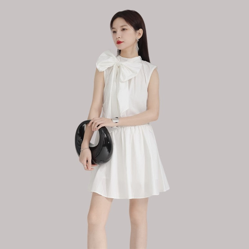 Bow Knot Short Dress