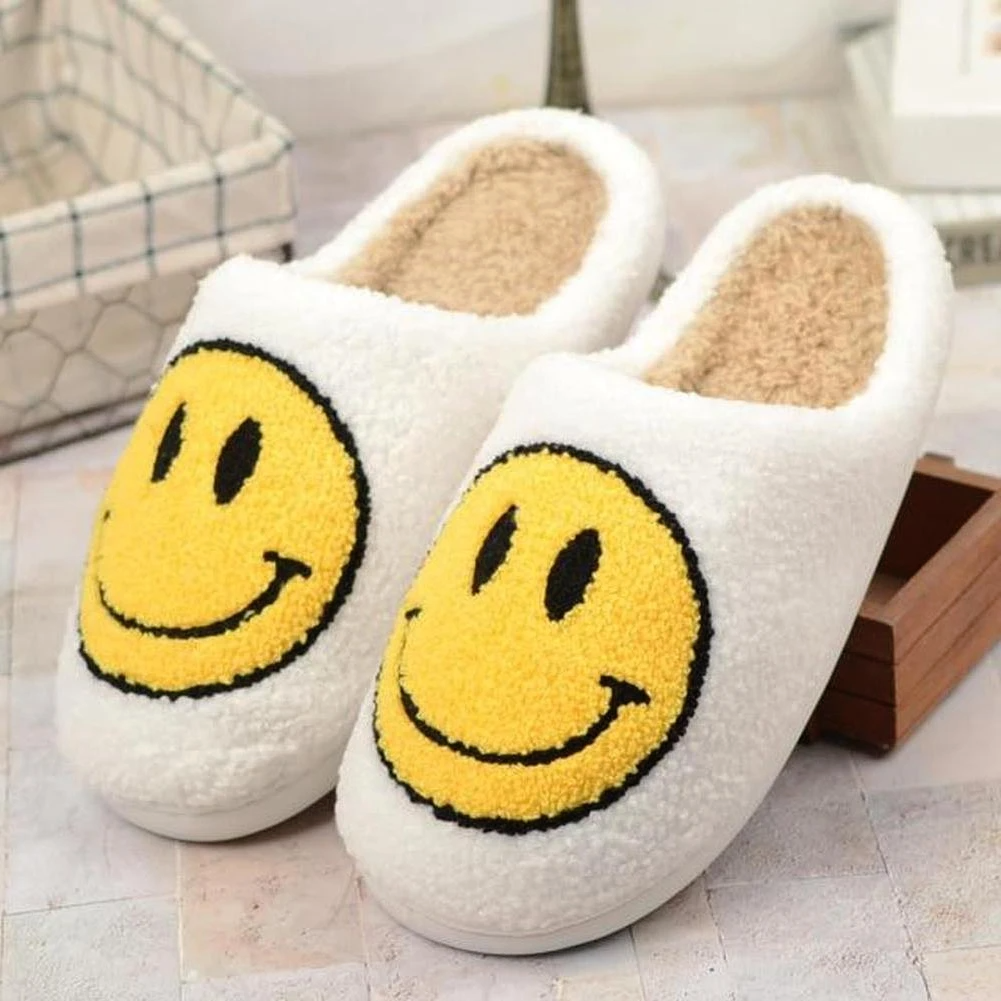 Saint Morris Fluffy Smiley Slippers