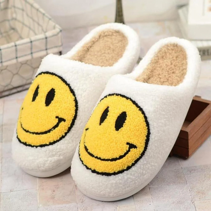 Saint Morris Fluffy Smiley Slippers