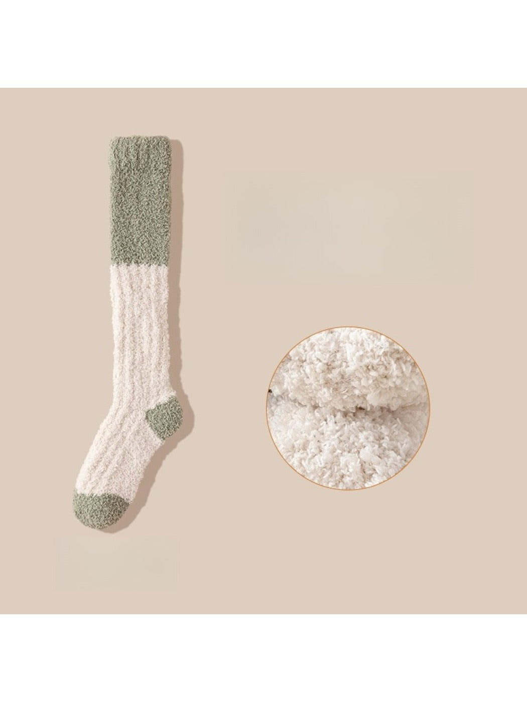 Rufia - Cozy Coral Fleece Thermal Sleeping Socks
