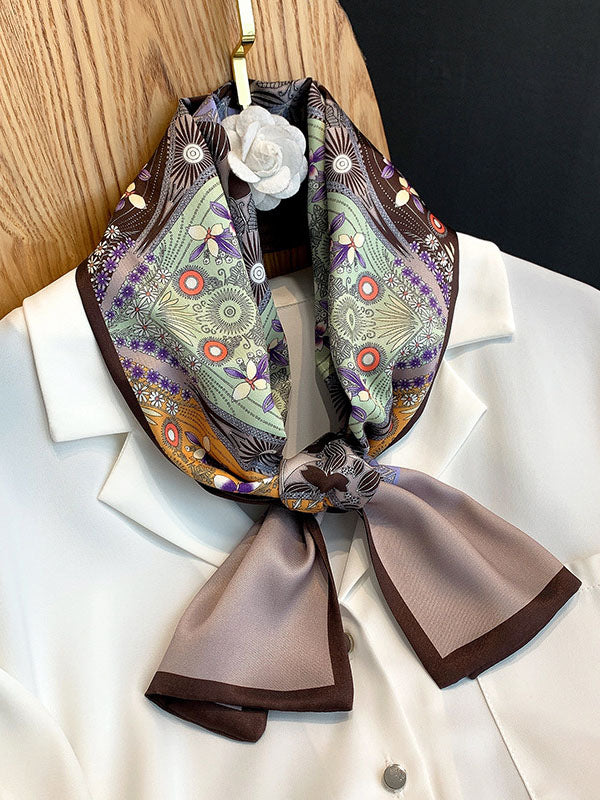 Vintage Fashion Printed Scarf Bag Accessories