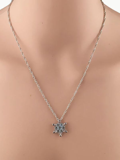 Christmas Snowflake Sliver-Gilt Necklace Accessories