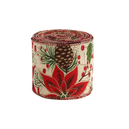 Holiday Party Decoration Supplies Christmas Burlap Ribbon