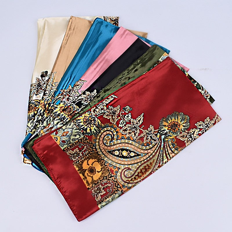 Bandana Printed Square Scarf