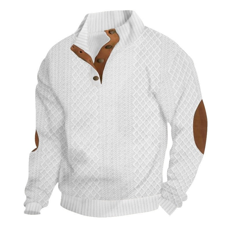 Stand Collar Long Sleeve Outdoor Sweater
