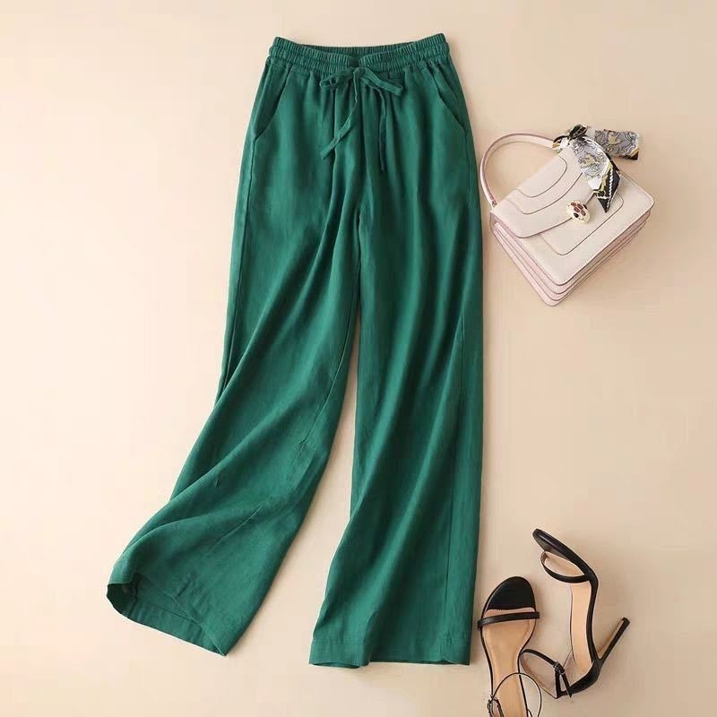 Drawstring Straight Leg Baggy Pants