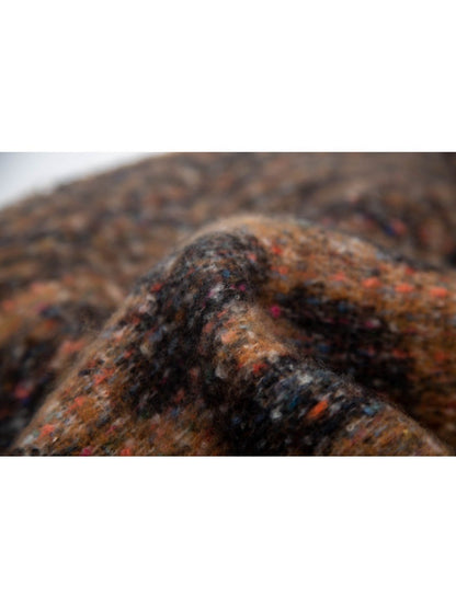 Scarvii - Jacquard Leopard Printed Scarf with Short Tassels