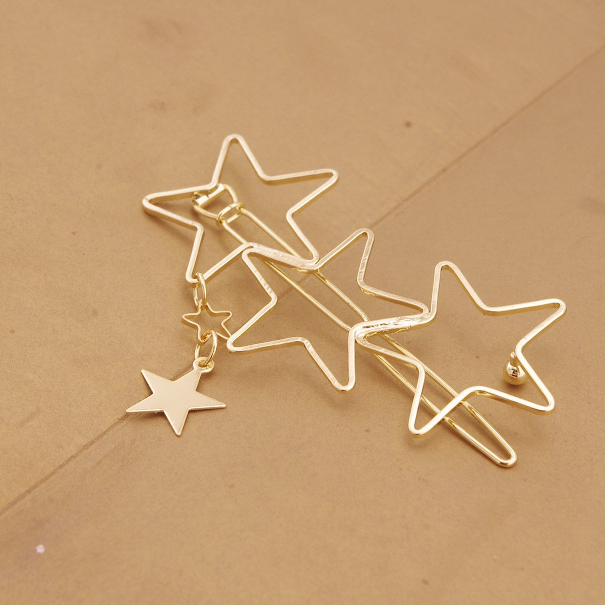 Popular Hollow Star Tassel Hairpin Hair Clips Hair Accessories