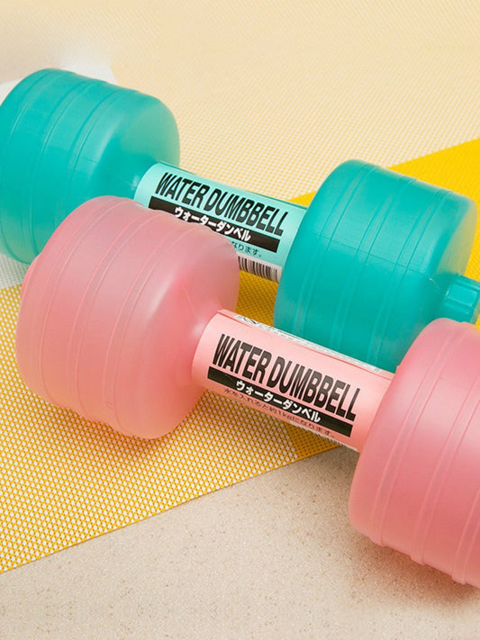 Plastic Water Injection Women Dumbbell Fitness Equipment Thin Body Plastic Dumbbell