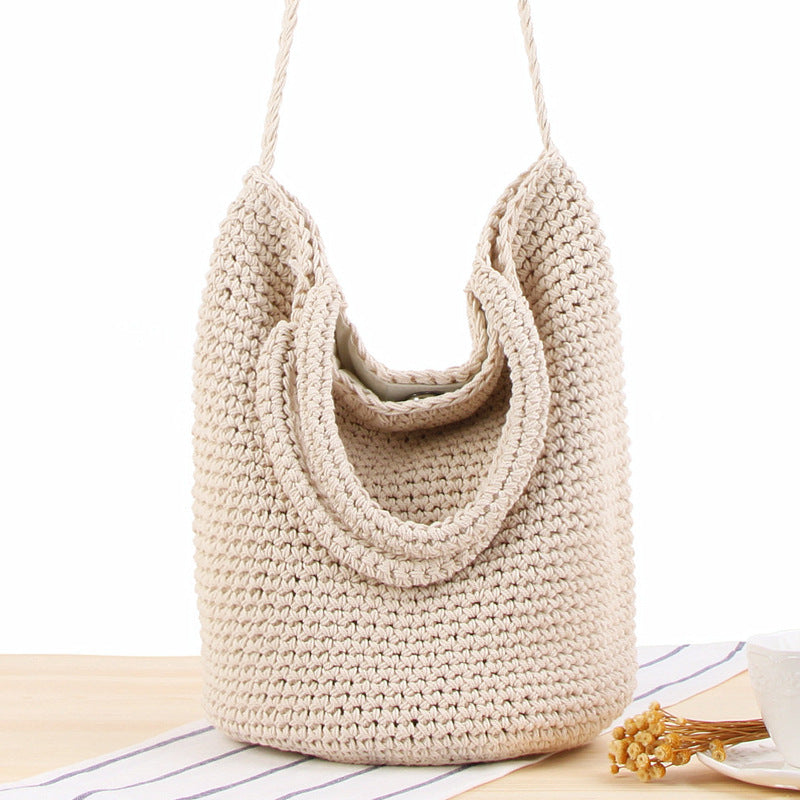 Crochet Market Bag One Shoulder Woven Bag