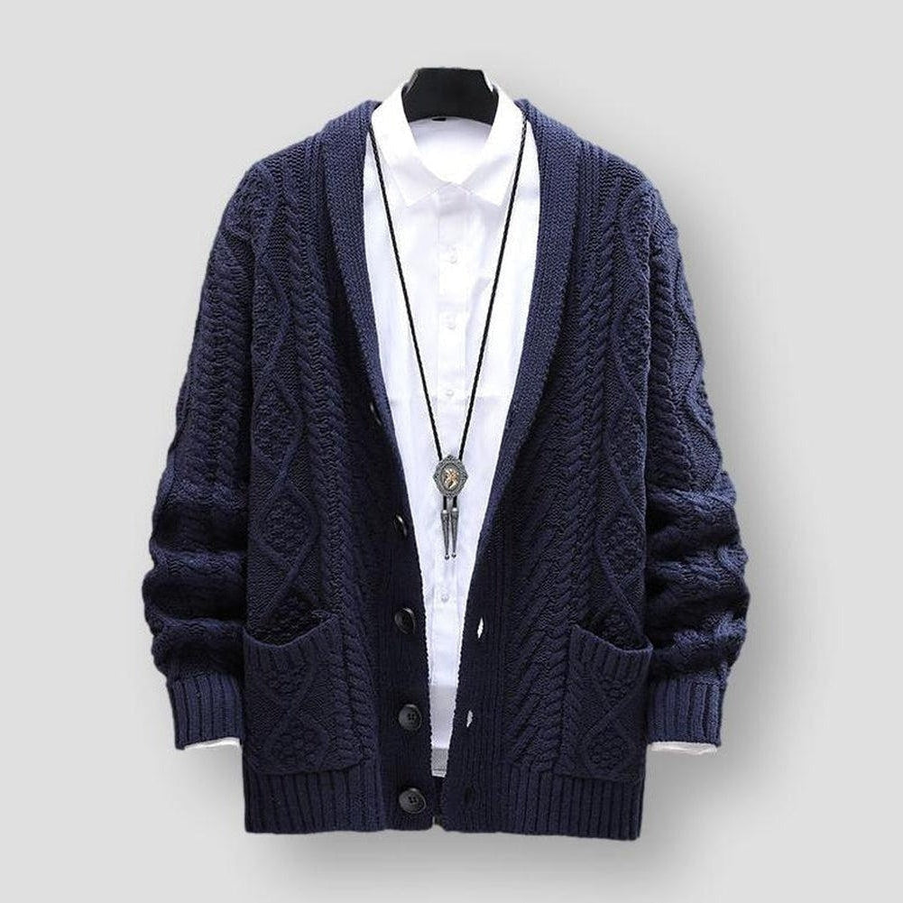 Saint Morris Laval Knitted Cardigan