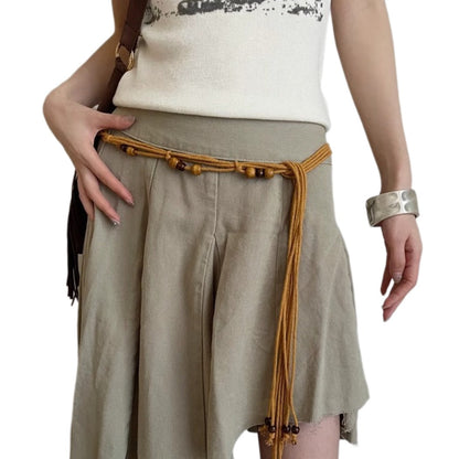 Beco - Boho Braided Belt – Y2K Style &amp; Elegant