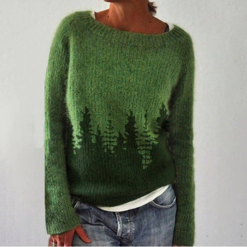 Color Block Knit Sweater