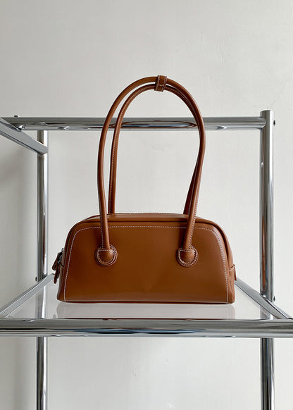 Mini Shoulder Bag Faux Leather Compact Design