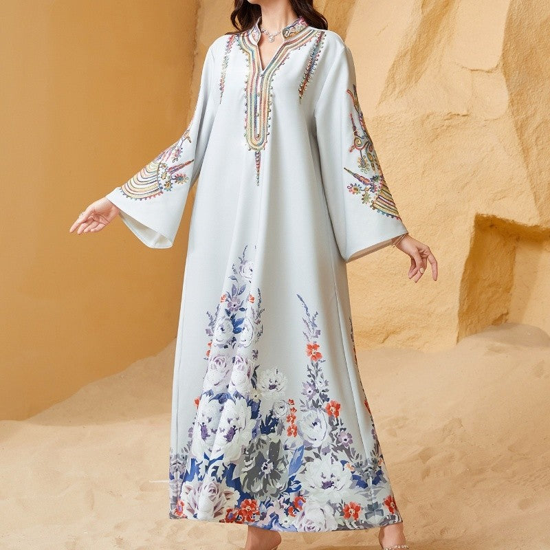 Muslim Rope Embroidered Robe