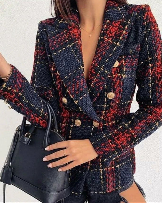 Lucia Chic Check Blazer