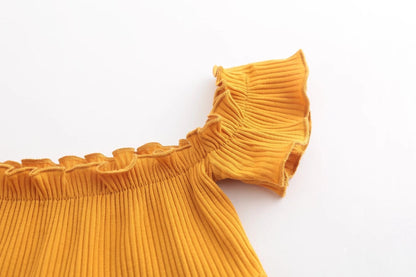 Off Shoulder Short-Sleeved Chest Wrapped Spring Chest Fungus Thread Stretch Top Vest 9 Colors