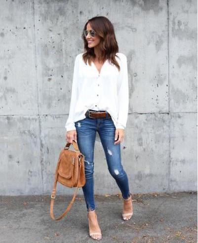 4 Colors V-Neck Long Sleeve Solid Color Women Shirt Cardigan