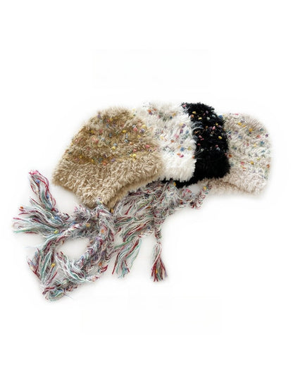 Haila - Knitted Plush Beanie with Earflap