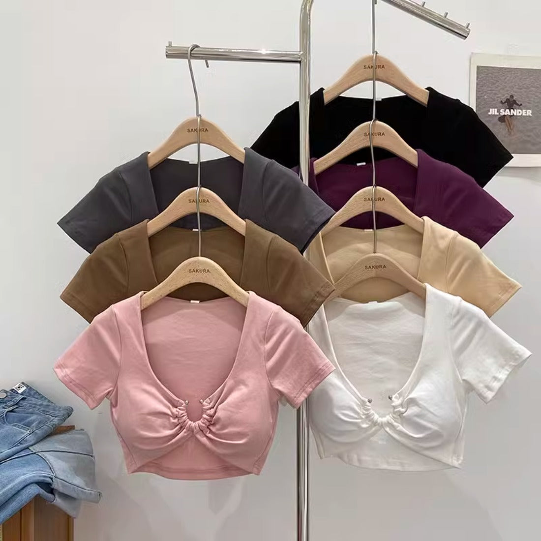 Vesty - Slim Fit Cropped T-Shirt