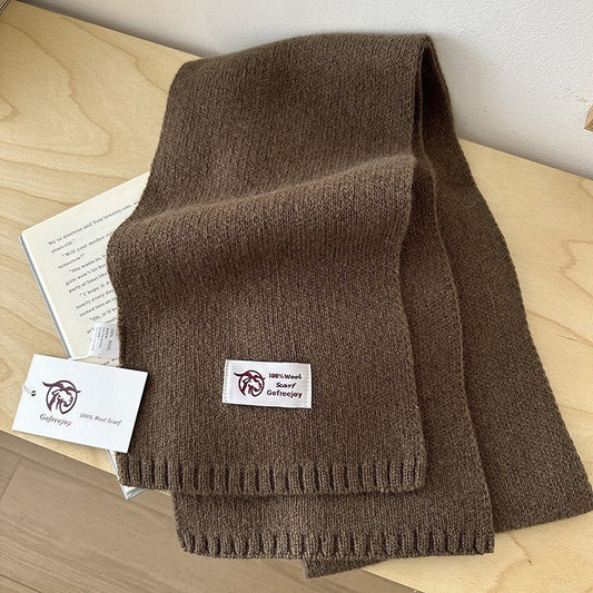 Cashmere-Like Horse Print Warm Scarf